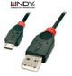 Kabel (przewód) USB A - micro B Lindy 31664 1m