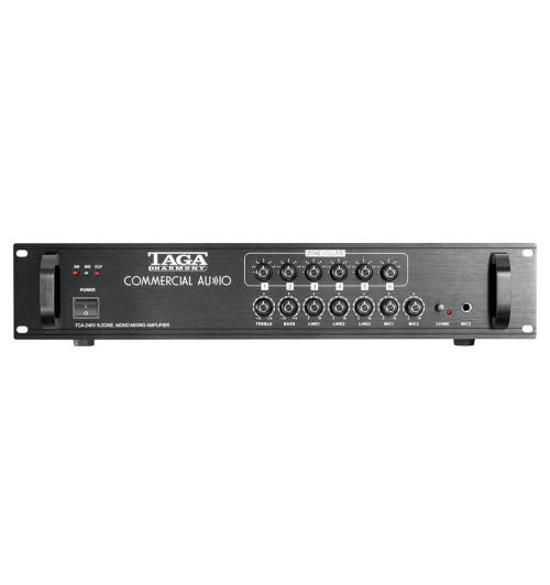 Taga Harmony TCA-240V - 6-strefowy wzmacniacz miksujący 100V