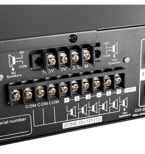 Taga Harmony TCA-240V - 6-strefowy wzmacniacz miksujący 100V