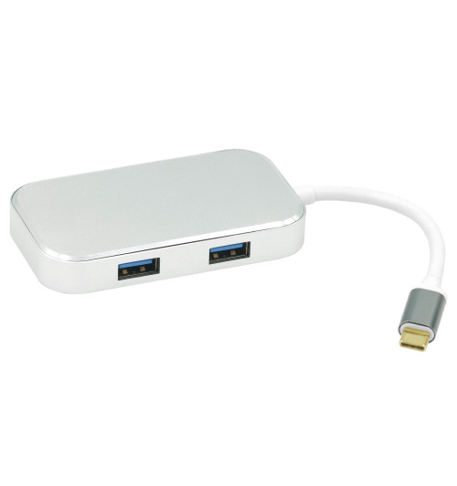 WireWay WW410215 - Adapter HUB USB-C do 3 x USB + USB-C + HDMI
