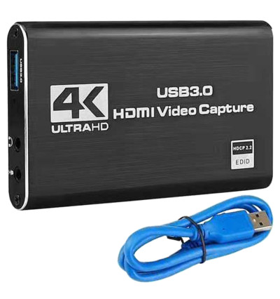 WireWay WW411020 - HDMI Video Capture Grabber 4K Ultra HD USB 3.0
