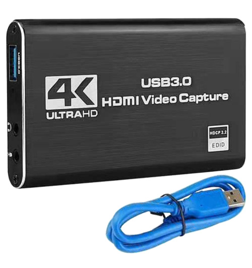 WireWay WW411020 - HDMI Video Capture Grabber 4K Ultra HD USB 3.0