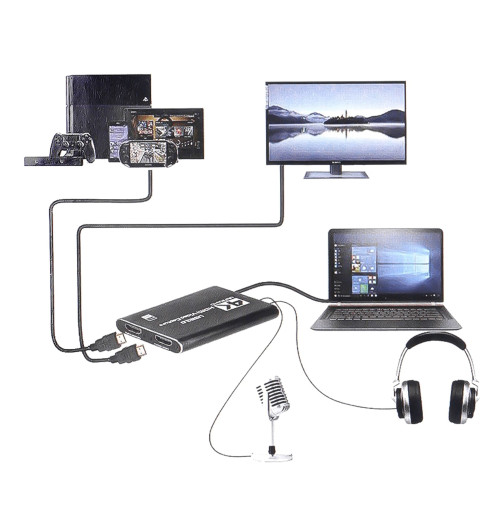 WireWay WW411020 - HDMI Video Capture Grabber 4K Ultra HD USB 3.0