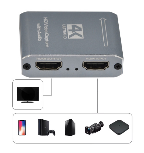 WireWay WW411021 - HDMI HD Video Capture Grabber 4K USB 3.0