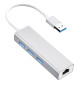 WireWay WW411022 - Karta sieciowa / Adapter HUB USB 3.0 do 3 x USB + RJ45
