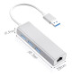 WireWay WW411022 - Karta sieciowa / Adapter HUB USB 3.0 do 3 x USB + RJ45
