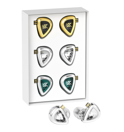 KZ EDA - Zestaw 3 par słuchawek dokanałowych IEM