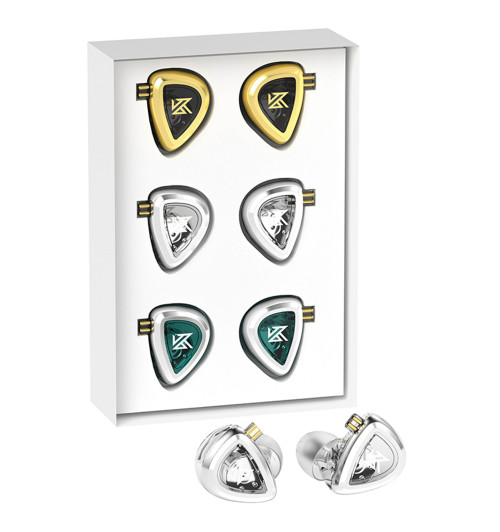 KZ EDA - Zestaw 3 par słuchawek dokanałowych IEM