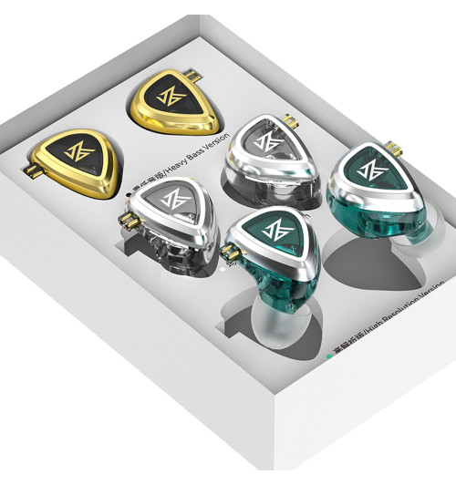 KZ EDA - Zestaw 3 par słuchawek dokanałowych IEM