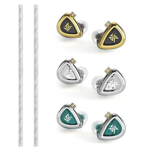 KZ EDA - Zestaw 3 par słuchawek dokanałowych IEM