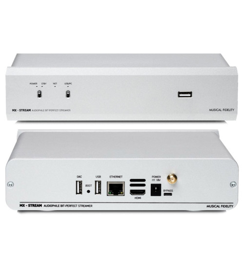 Musical Fidelity MX-Stream - Odtwarzacz strumieniowy streamer Bluetooth, Wi-Fi, Ethernet