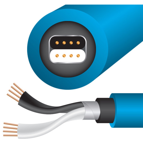 WireWorld Stream 8 Interconnect Cable STI - Kabel interkonekt audio 2 RCA - 2 RCA (Cinch)