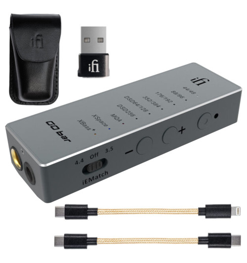 iFi Audio GO bar - Przenośny wzmacniacz słuchawkowy z USB-C DAC