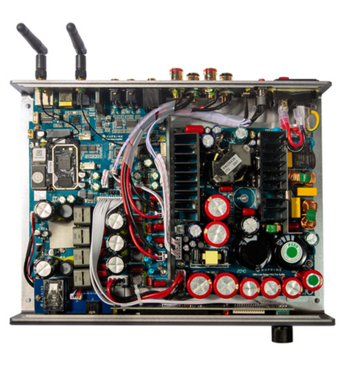 NuPrime Omnia A300 - Wzmacniacz zintegrowany 2x200W z odtwarzaczem strumieniowym, Wi-Fi, Bluetooth z aptX HD