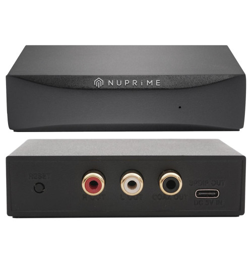NuPrime Omnia Stream Mini DAC - Odtwarzacz strumieniowy streamer Wi-Fi, Bluetooth, DLNA, AirPlay 2