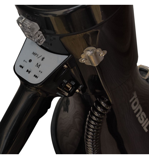 Tonsil TE 25/20 Nagrywanie, MP3, USB, SD - Megafon bezprzewodowy z akumulatorem - Czarny