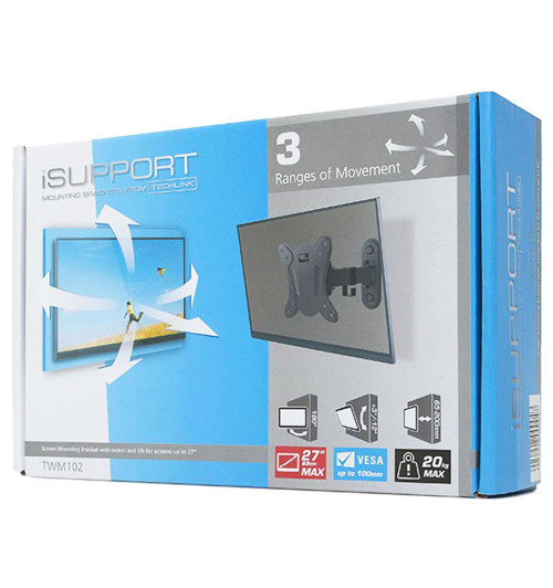 TechLink TWM102 - Uniwersalny uchwyt ścienny do monitora 13" - 27"