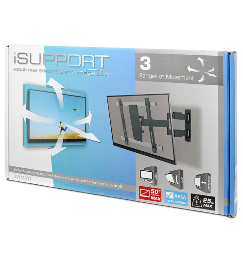 TechLink TWM431 - Uniwersalny uchwyt ścienny do telewizora 26" - 55"