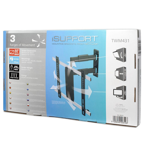 TechLink TWM431 - Uniwersalny uchwyt ścienny do telewizora 26" - 55"