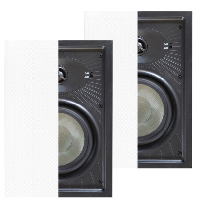 Melodika BLI6W - Głośniki instalacyjne ścienne do zabudowy (2 sztuki)