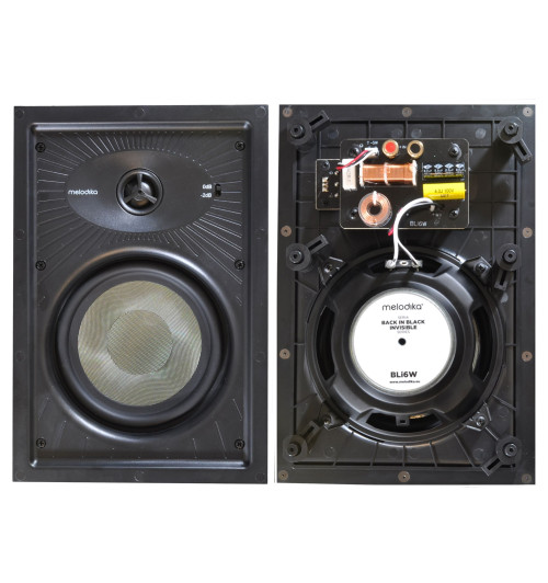 Melodika BLI6W - Głośniki instalacyjne ścienne do zabudowy (2 sztuki)