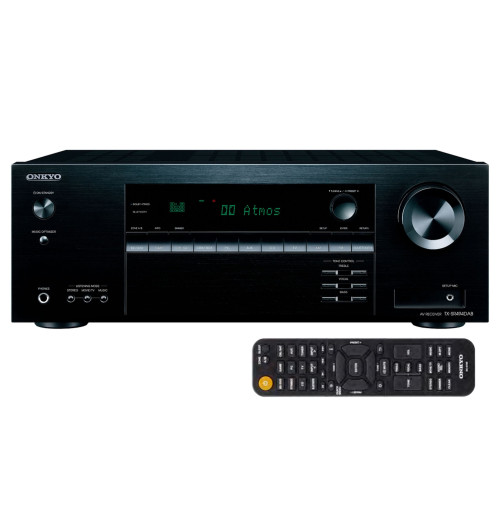 Onkyo TX-SR494DAB - Amplituner kina domowego 7.2 z Bluetooth