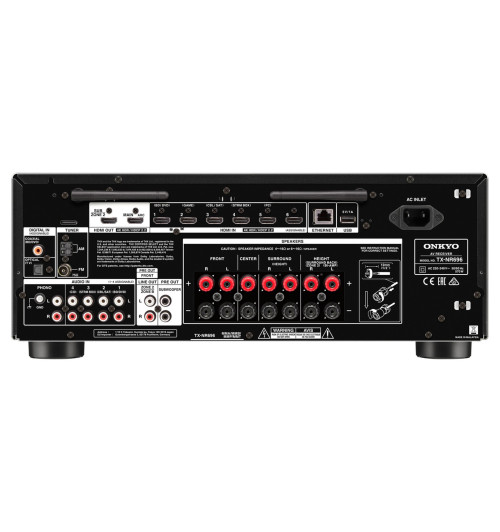 Onkyo TX-NR696 - Amplituner kina domowego 7.2 z Bluetooth AirPlay Chromecast FM/AM