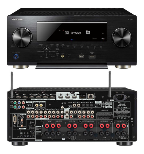 Pioneer SC-LX704 – Amplituner kina domowego 9.2 z Bluetooth, Wi-Fi i radiem FM/AM