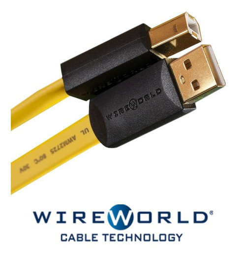 Kabel USB 2.0 A-B WireWorld 0.3m