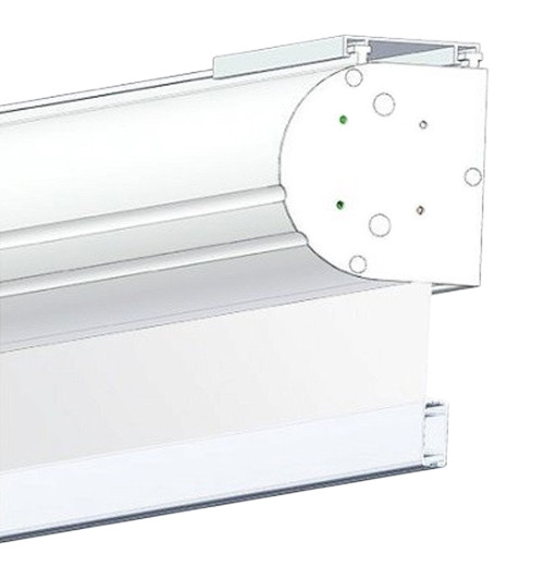 Kauber White Label 200x200cm 1:1 - Ekran projekcyjny z napędem elektrycznym