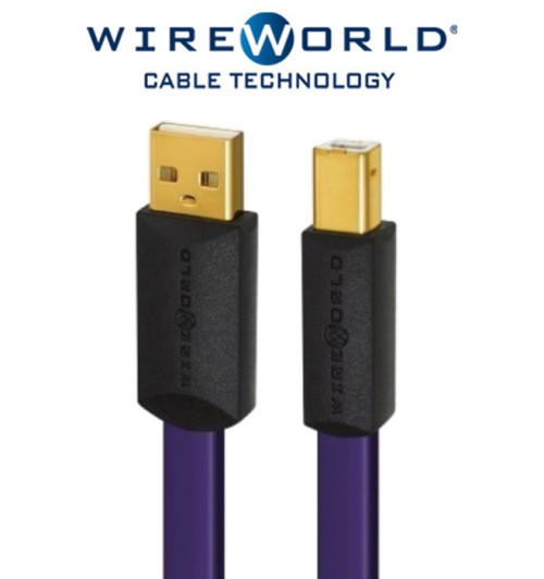 Kabel USB 2.0 A-B WireWorld Ultraviolet 7m
