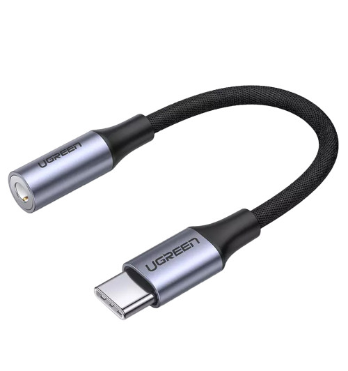 Ugreen AV142 - Adapter USB typ C do 3.5mm Jack - 10 cm