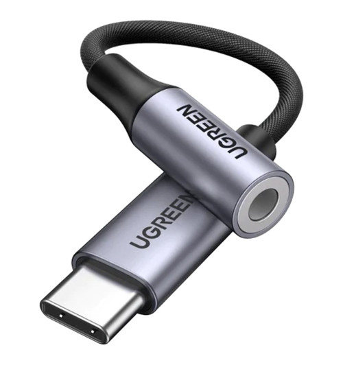 Ugreen AV142 - Adapter USB typ C do 3.5mm Jack - 10 cm