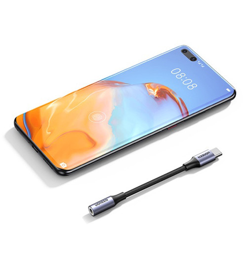 Ugreen AV142 - Adapter USB typ C do 3.5mm Jack - 10 cm