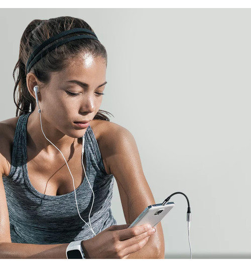 Ugreen AV142 - Adapter USB typ C do 3.5mm Jack - 10 cm