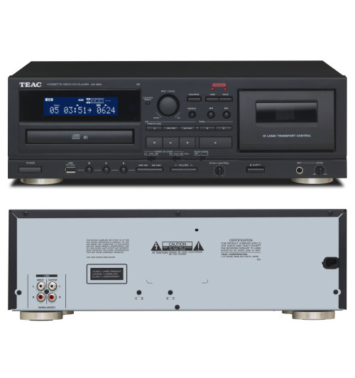 TEAC AD-850-SE (AD850SE) - Odtwarzacz CD i kaset magnetofonowych z USB MP3