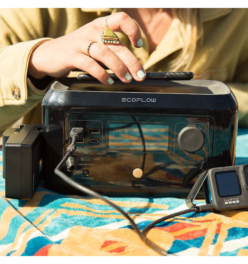 EcoFlow River Mini Wireless - Przenośna stacja zasilania 210Wh