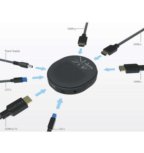 Kauber Frame LED Active White Ice - Ramowy ekran projekcyjny