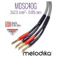Kable głośnikowe 2x2,5mm2 - Melodika MDSC2560G - 6m