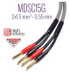 Kable głośnikowe 2x1,5mm2 - Melodika MDSC1560G - 6m