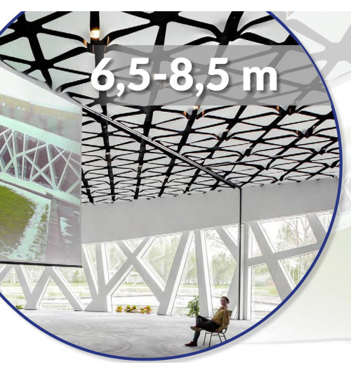 Kauber MID King XL Clear Vision - Ekran projekcyjny z napędem elektrycznym