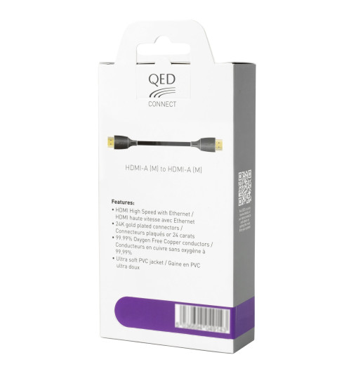 QED QE8167 Connect HDMI - Kabel HDMI 2.0 4K 18Gbps + Ethernet - 3m