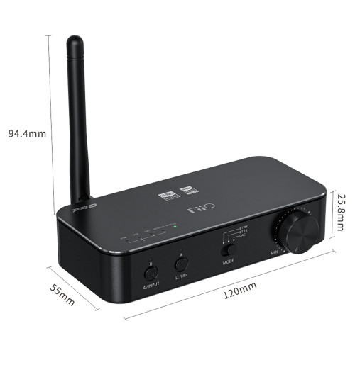 FiiO BTA30 Pro - Bezprzewodowy transmiter Bluetooth 5.0 Hi-Res