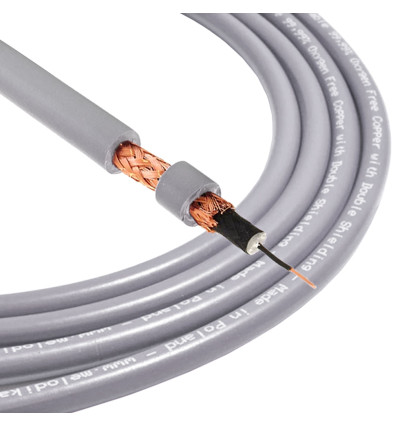 Kabel koncentryczny instrumentalny audio - Melodika MDC1110G Gunmetal Edition