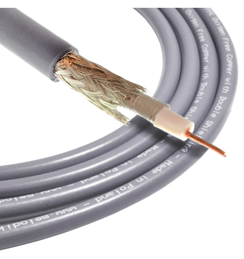 Kabel koncentryczny 1x1.05mm2 - Melodika MDC1160G Gunmetal Edition