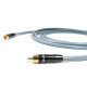 Melodika MDSWxG Gunmetal Edition - Kabel do Subwoofera Cinch RCA - RCA