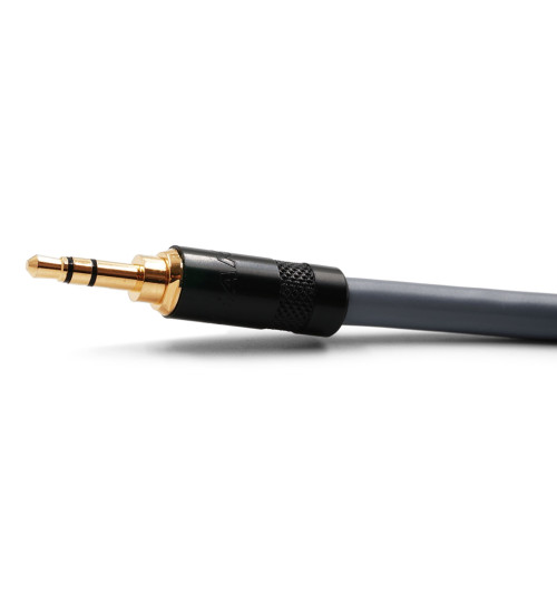 Kabel przewód Jack - Jack 3.5 mm Stereo - Melodika MDMJ Gunmetal Edition