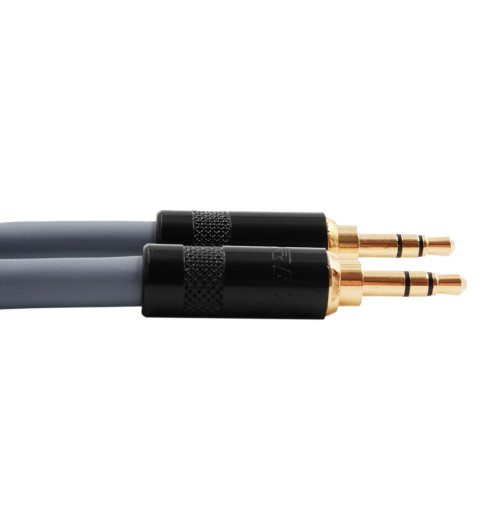 Kabel przewód Jack - Jack 3.5 mm Stereo - Melodika MDMJ Gunmetal Edition