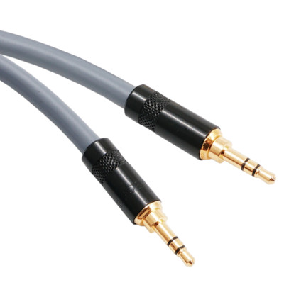 Kabel przewód Jack - Jack 3.5 mm Stereo - Melodika MDMJ Gunmetal Edition