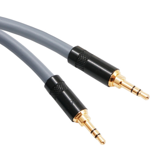 Kabel przewód Jack - Jack 3.5 mm Stereo - Melodika MDMJ Gunmetal Edition